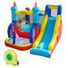 Nadmuchiwany plac zabaw z wentylatorem - wodny park dla dzieci 3-8 lat