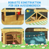 Drewniany domek do zabawy w ogrodzie - dla dzieci 3-8 lat