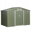 Domek ogrodowy Outsunny 277 x 195 cm - ZIELONY