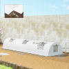 Szklarnia Outsunny bezbarwna - 3 m x 0,8 m x 45 cm