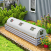Szklarnia Outsunny bezbarwna - 3 m x 0,8 m x 45 cm