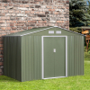 Domek ogrodowy Outsunny 277 x 195 cm - ZIELONY