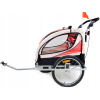 Przyczepka rowerowa dla dzieci Funfit Kids Pro - CZERWONA