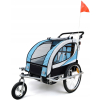 Przyczepka rowerowa dla dzieci Funfit Kids Pro - NIEBIESKA