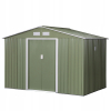 Domek ogrodowy Outsunny 277 x 195 cm - ZIELONY