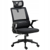 Vinsetto Ergonomiczne Krzesło Biurowe - Czarne