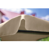 Huśtawka ogrodowa wolnostojąca, rozkładana Funfit Garden 170x50cm - BEŻOWA