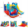 Nadmuchiwany plac zabaw z wentylatorem - wodny park dla dzieci 3-8 lat