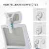 Vinsetto Ergonomiczne Krzesło Biurowe - Szare