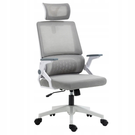Vinsetto Ergonomiczne Krzesło Biurowe - Szare