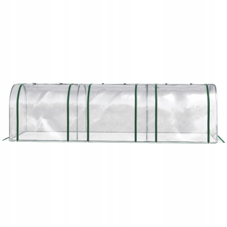Szklarnia foliowa Outsunny, szklarnia z drzwiami - 295x100x80 cm