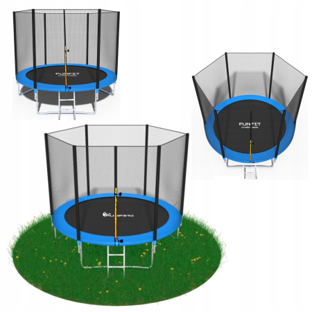 Trampolina z siatką 252 cm - 252cm FT8 (244-252 cm)