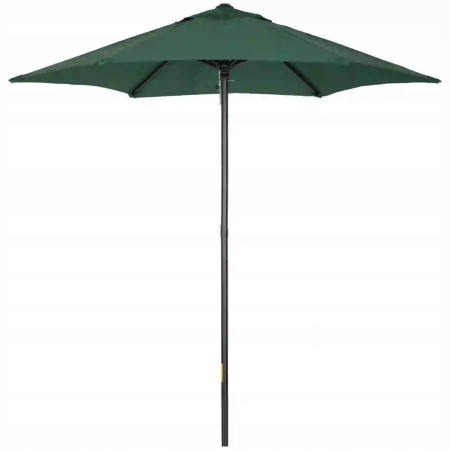 Parasol balkonowy sześciokątny na plażę i do ogrodu - Zielony