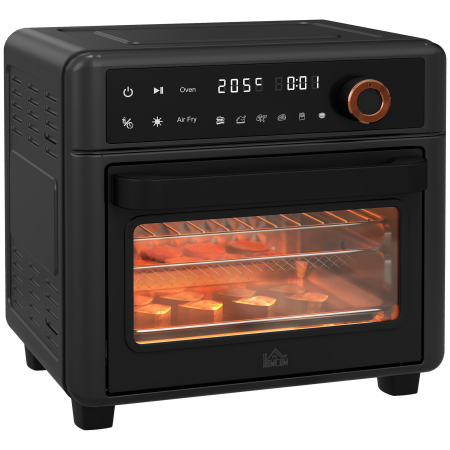 Mini-piekarnik z funkcją hot air fryer, 40-220°C i akcesoria - 12 programów
