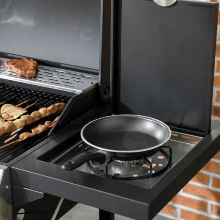 Grill Gazowy BBQ-Grill - Palniki 4 główne + 1 boczny