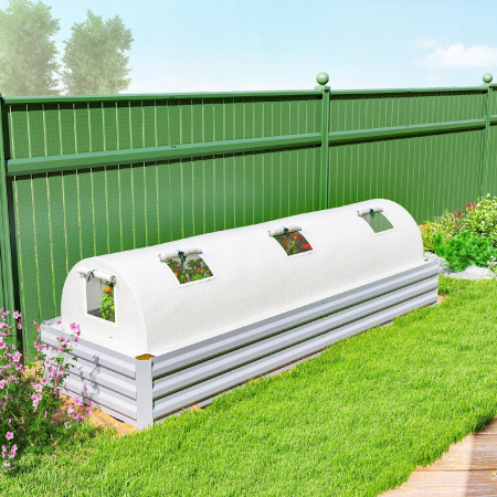 Szklarnia Outsunny bezbarwna - 3 m x 0,8 m x 45 cm