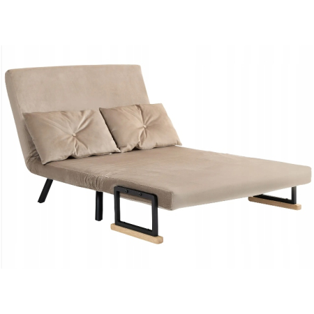 Sofa rozkładana Homcom - jasno brązowa