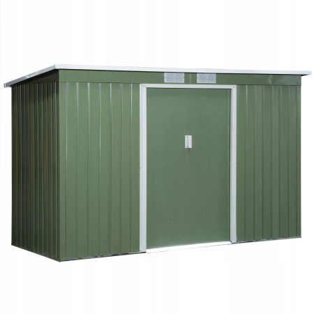Domek Ogrodowy Narzędziowy z Przesuwnymi Drzwiami Przechowywanie 280x130 cm