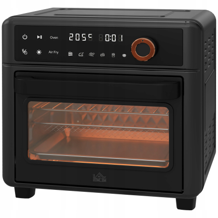 Mini-piekarnik z funkcją hot air fryer, 40-220°C i akcesoria - 12 programów