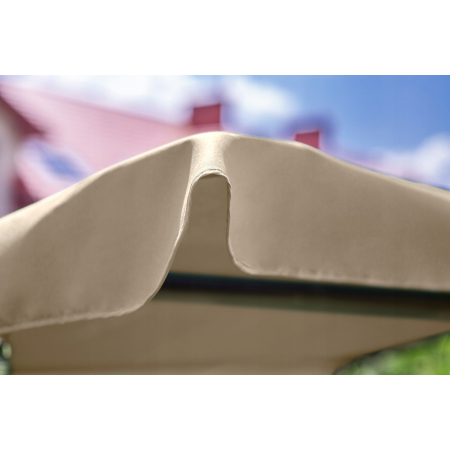 Huśtawka ogrodowa wolnostojąca, rozkładana Funfit Garden 170x50cm - BEŻOWA