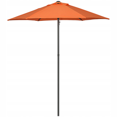 Parasol balkonowy sześciokątny na plażę i do ogrodu - Pomarańczowy
